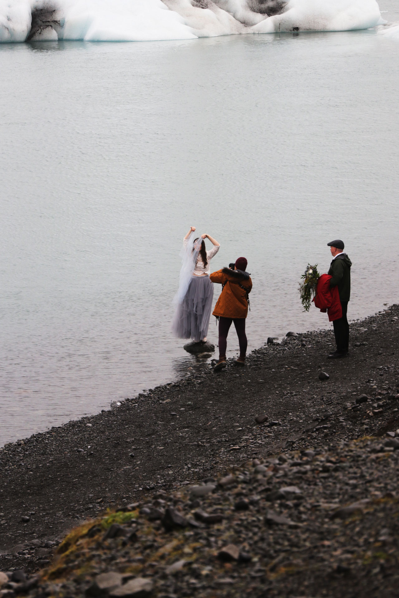 Fotoshooting in der Lagune