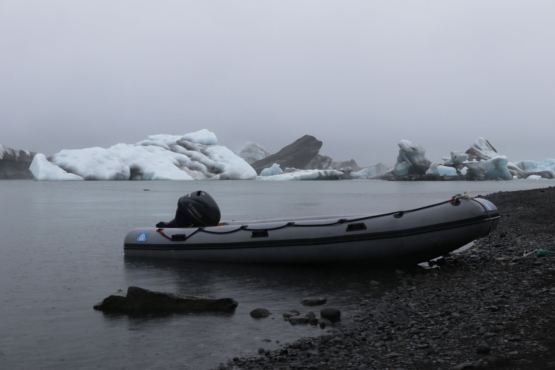 ... im Schlauchboot?