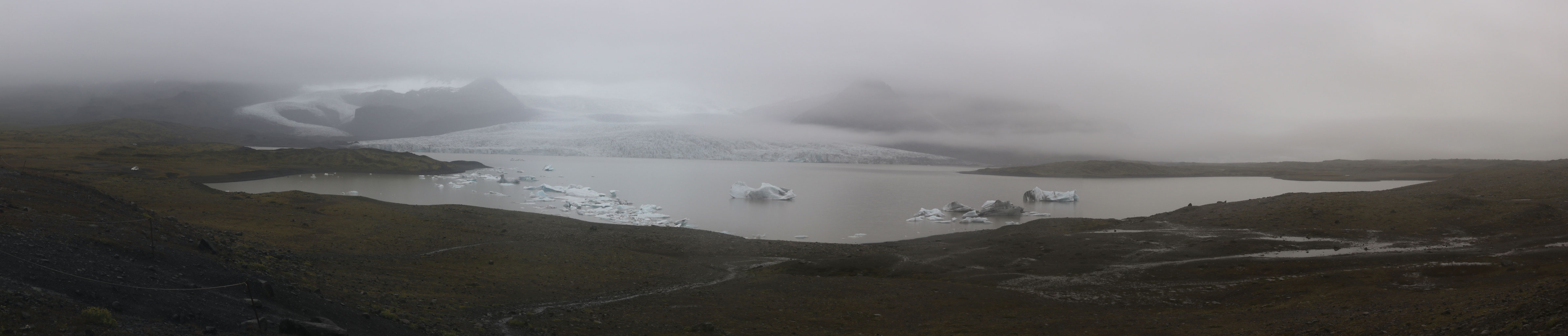 Blick über die Fjallsárlón ...